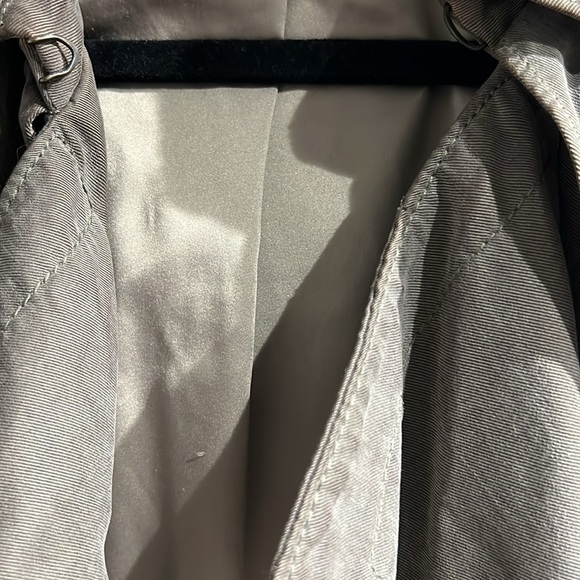 Club Monaco Olive Green trench jacket - Picture 6 of 8